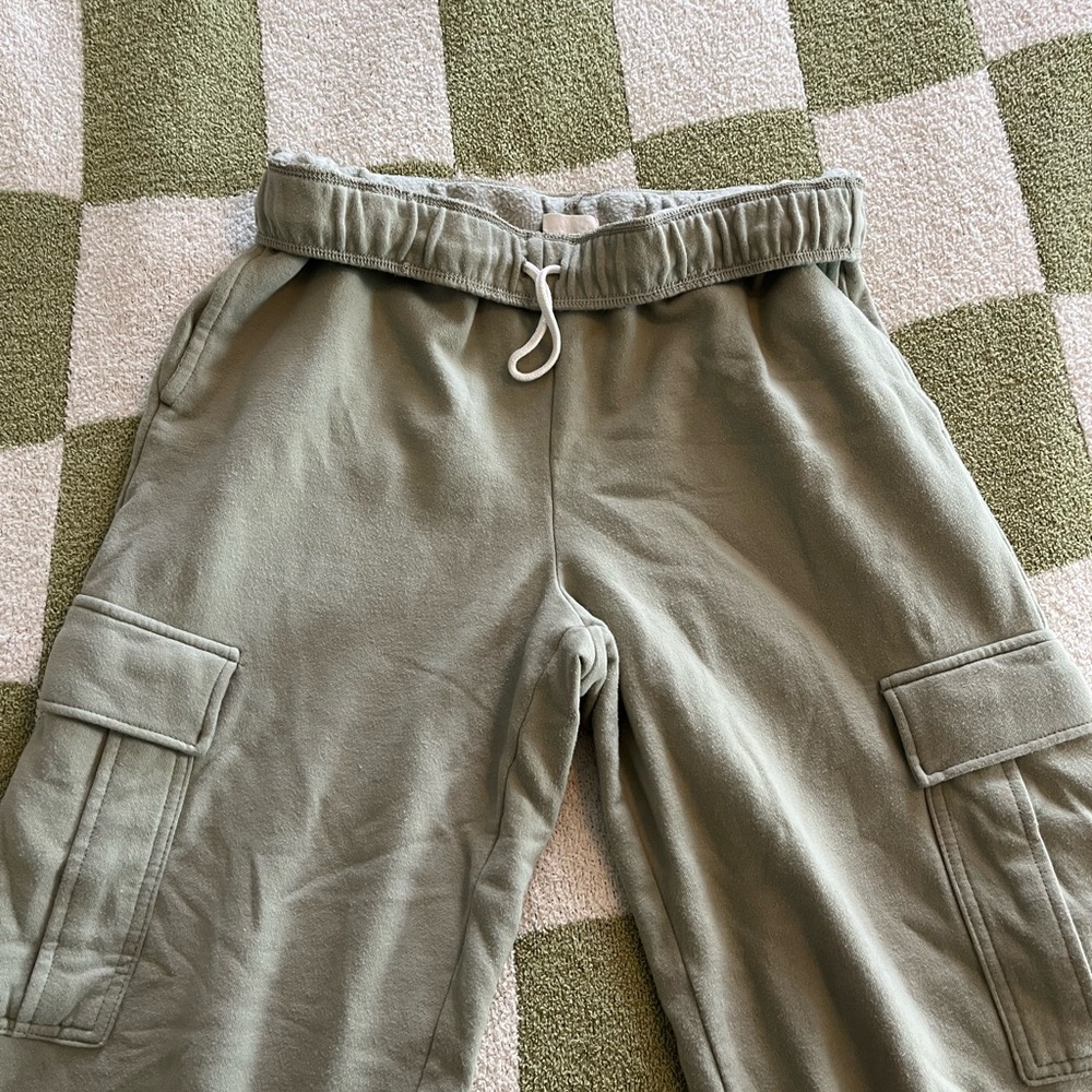aerie cargo sweatpants